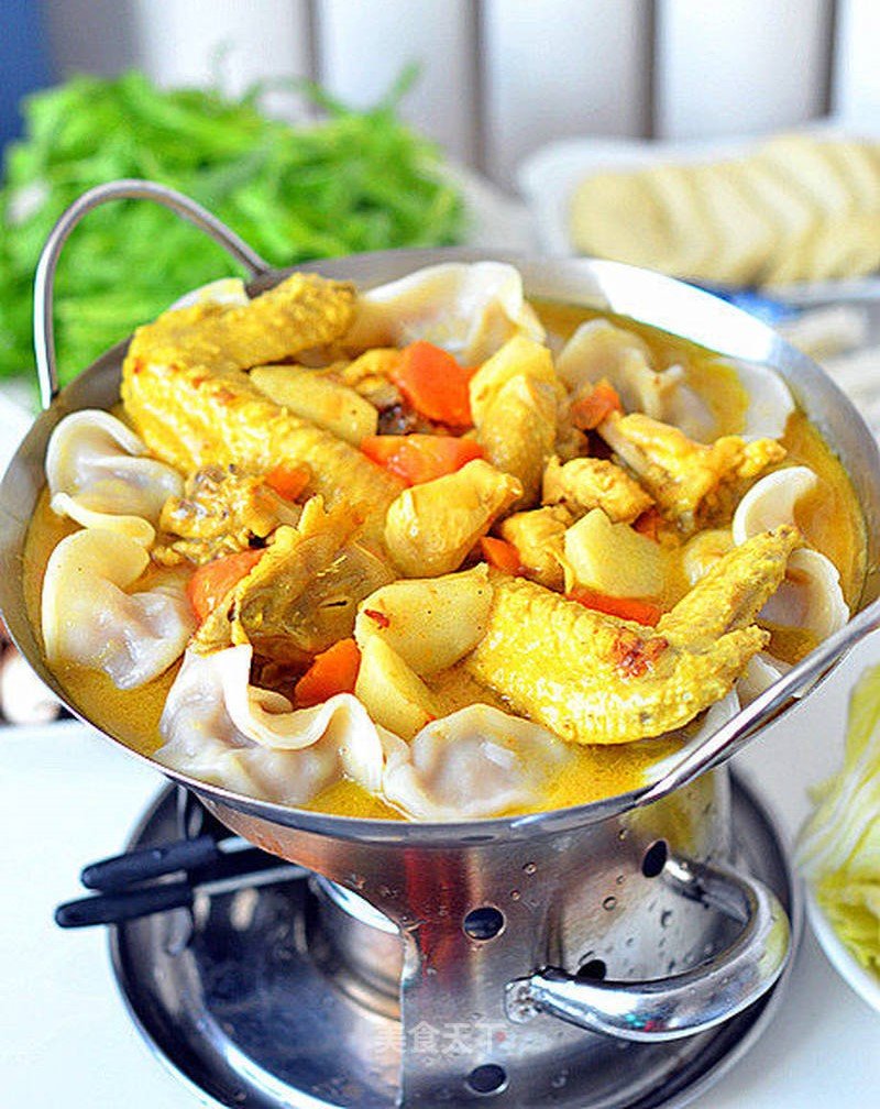 Curry Chicken and Dumplings Ready to Eat