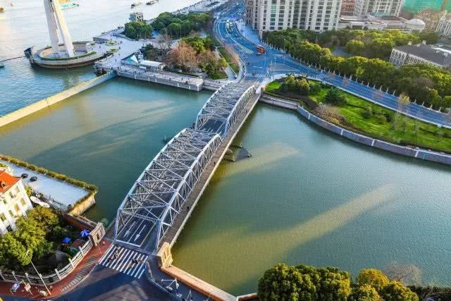 Waibaidu Bridge Sky Day View