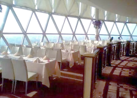 Restaurant Inside Oriental Pearl Tower